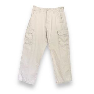 American Eagle Y2K Baggy Pants Unisex 31x32 Cargo Chino Loose Skater Twill VTG